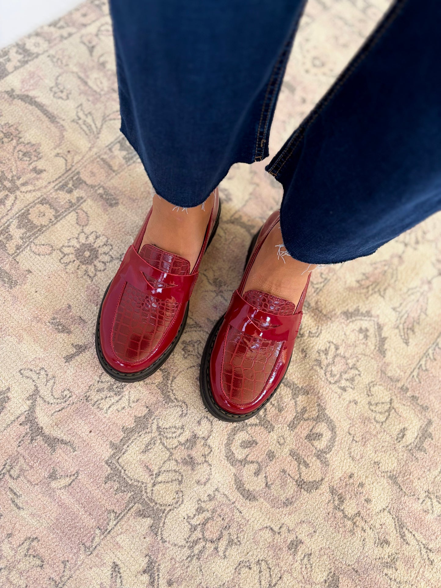 Mocasin Alberta Burdeo