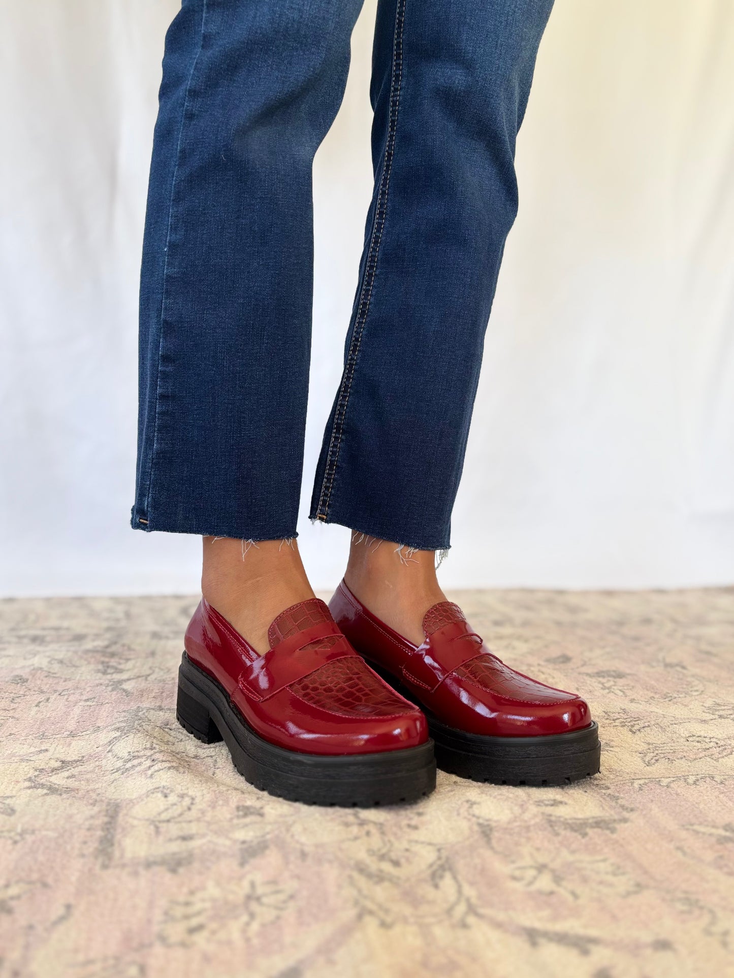 Mocasin Alberta Burdeo