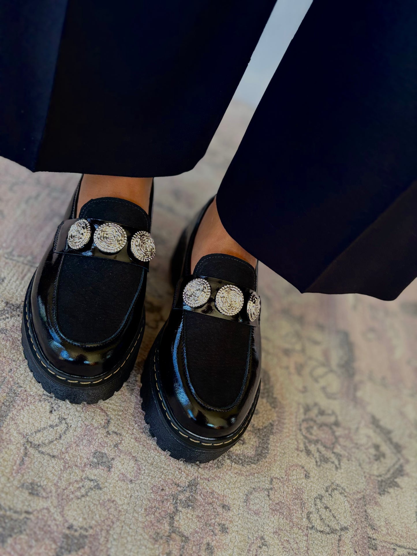 Mocasín Petra Negro