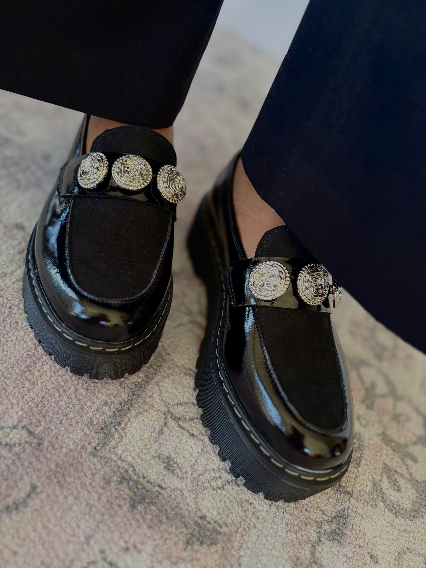 Mocasín Petra Negro