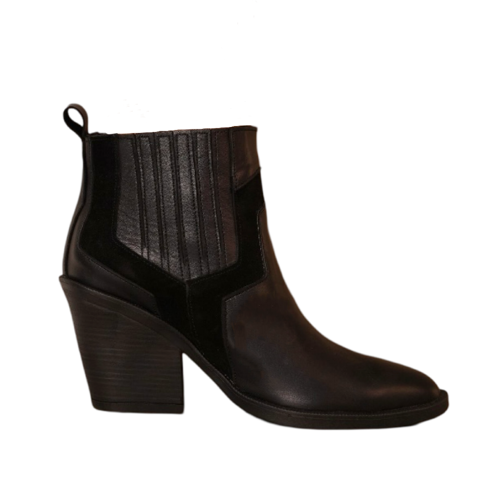 Botas Lucía Negro Cuero