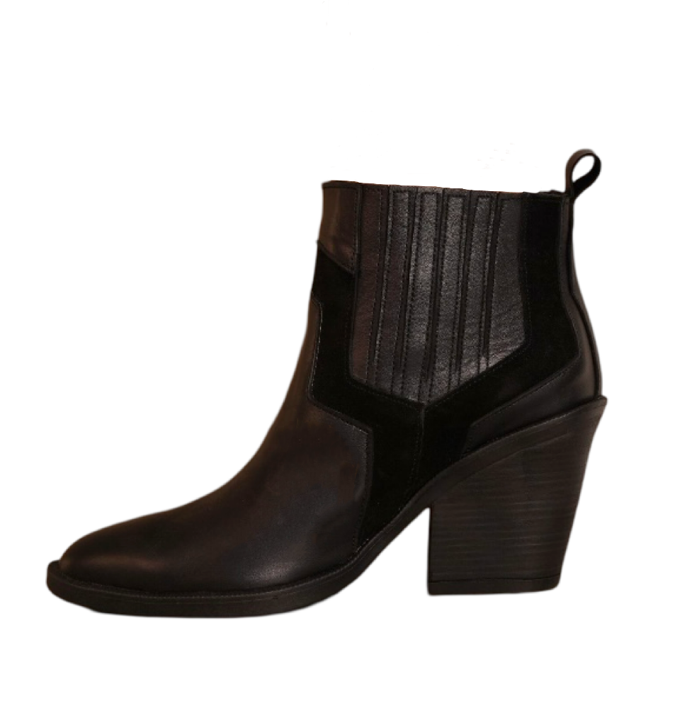 Botas Lucía Negro Cuero