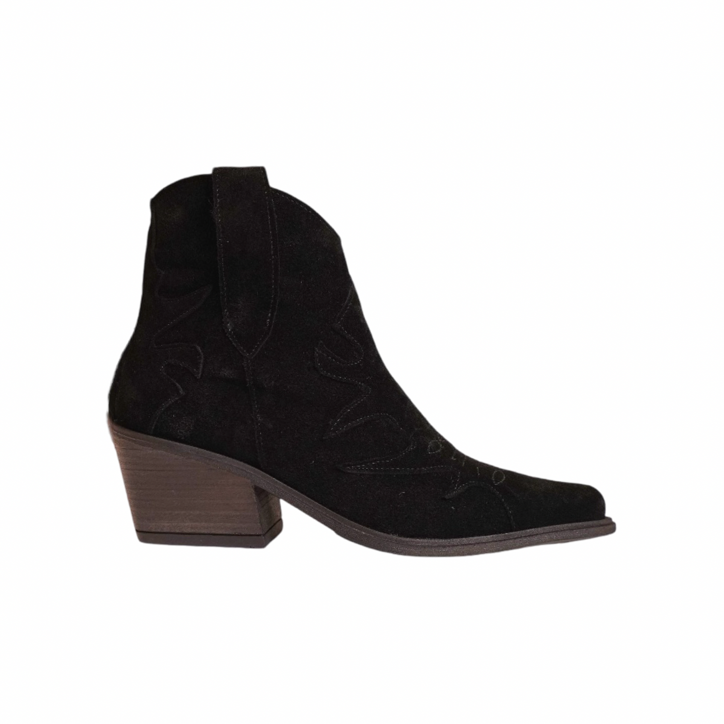 Botin Teresa Negro Cuero