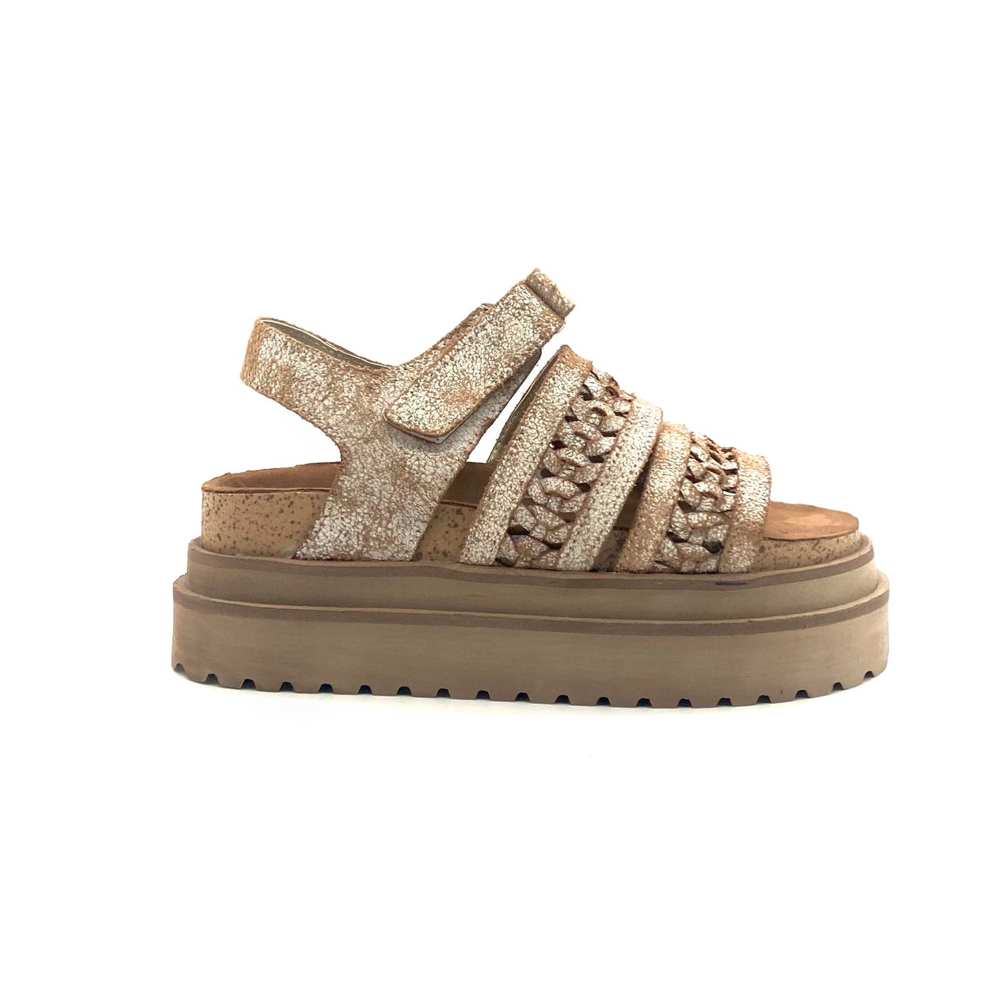 Sandalias Belén Blanco Cuero