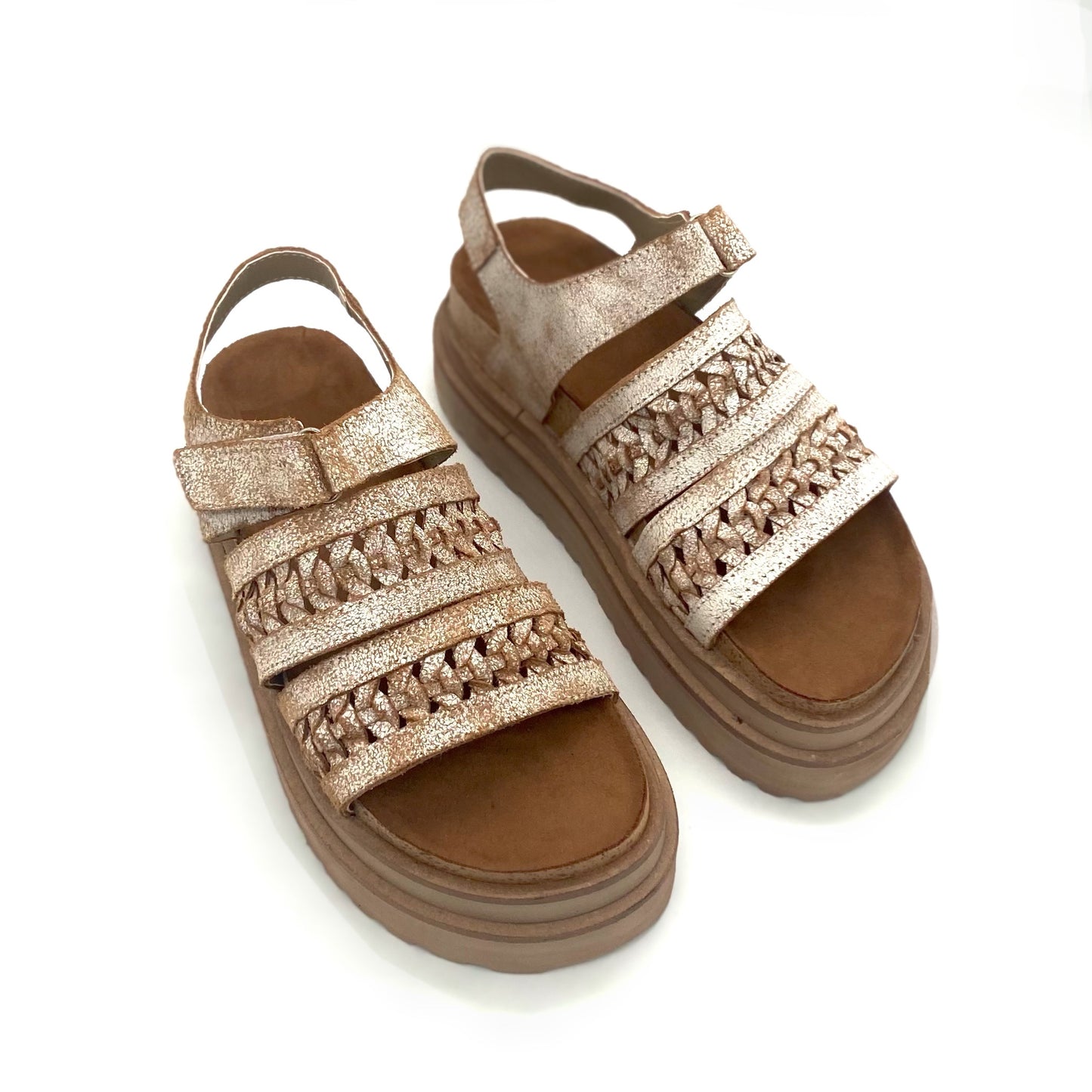 Sandalias Belén Blanco Cuero