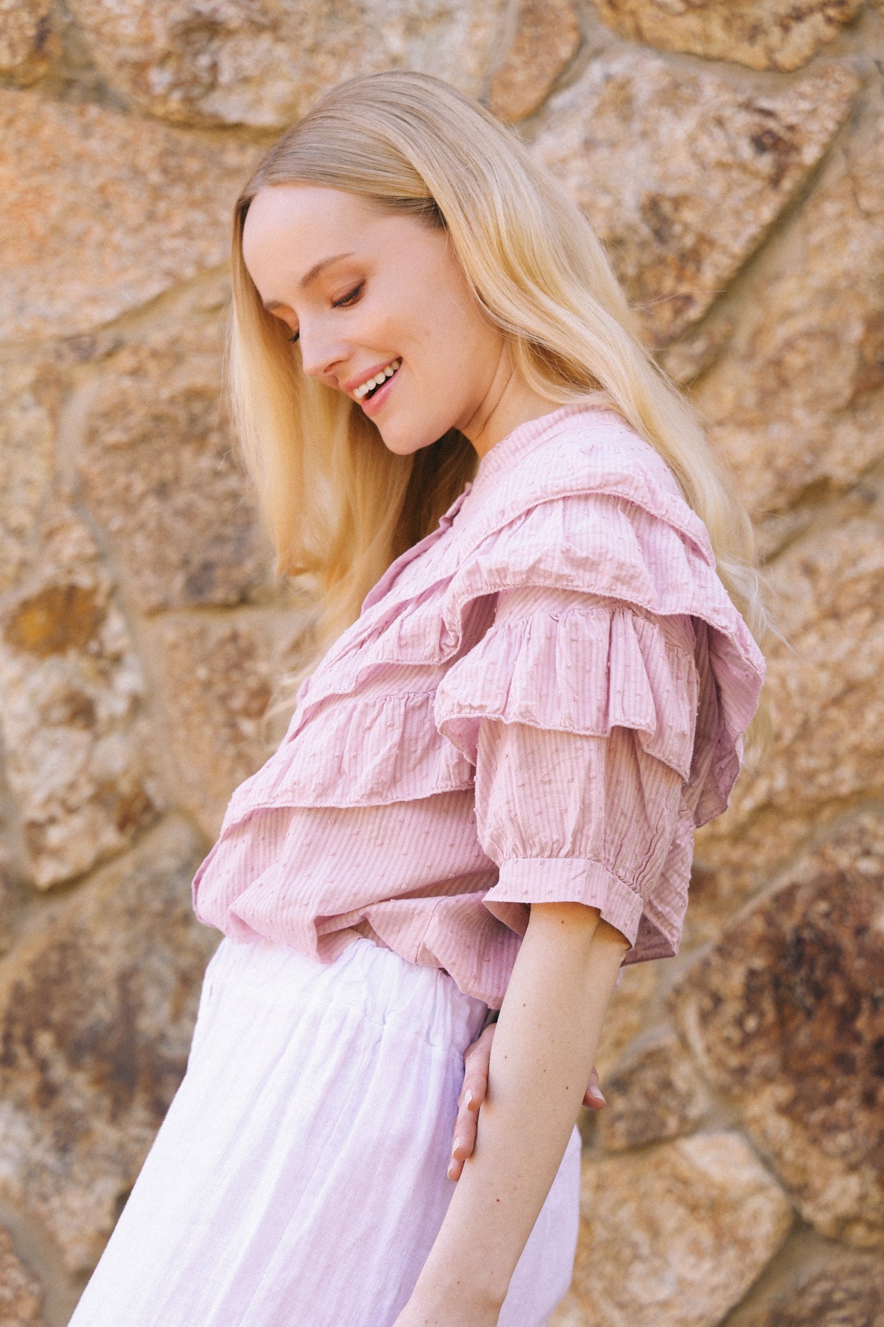 Blusa Andalucía Rosado