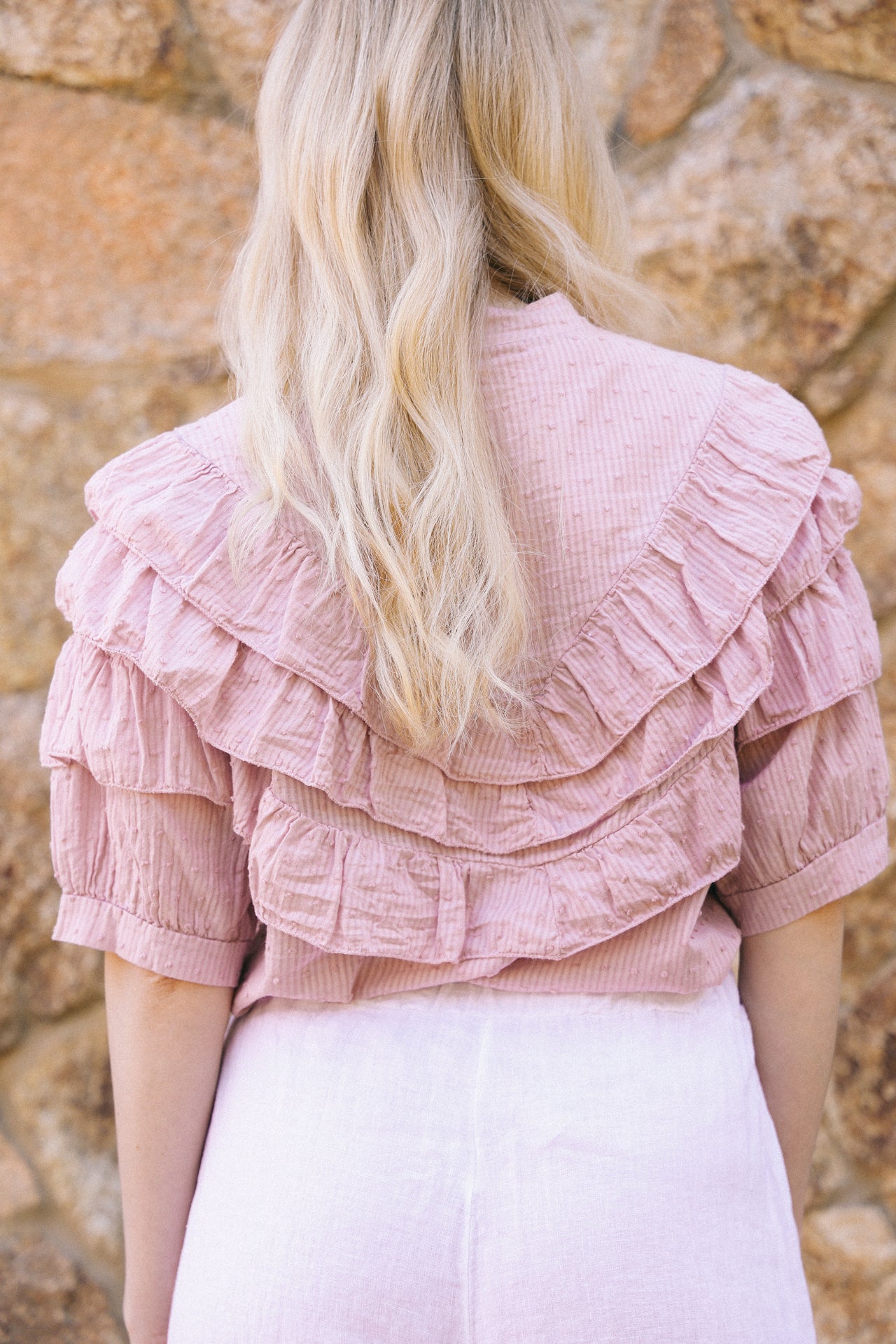 Blusa Andalucía Rosado