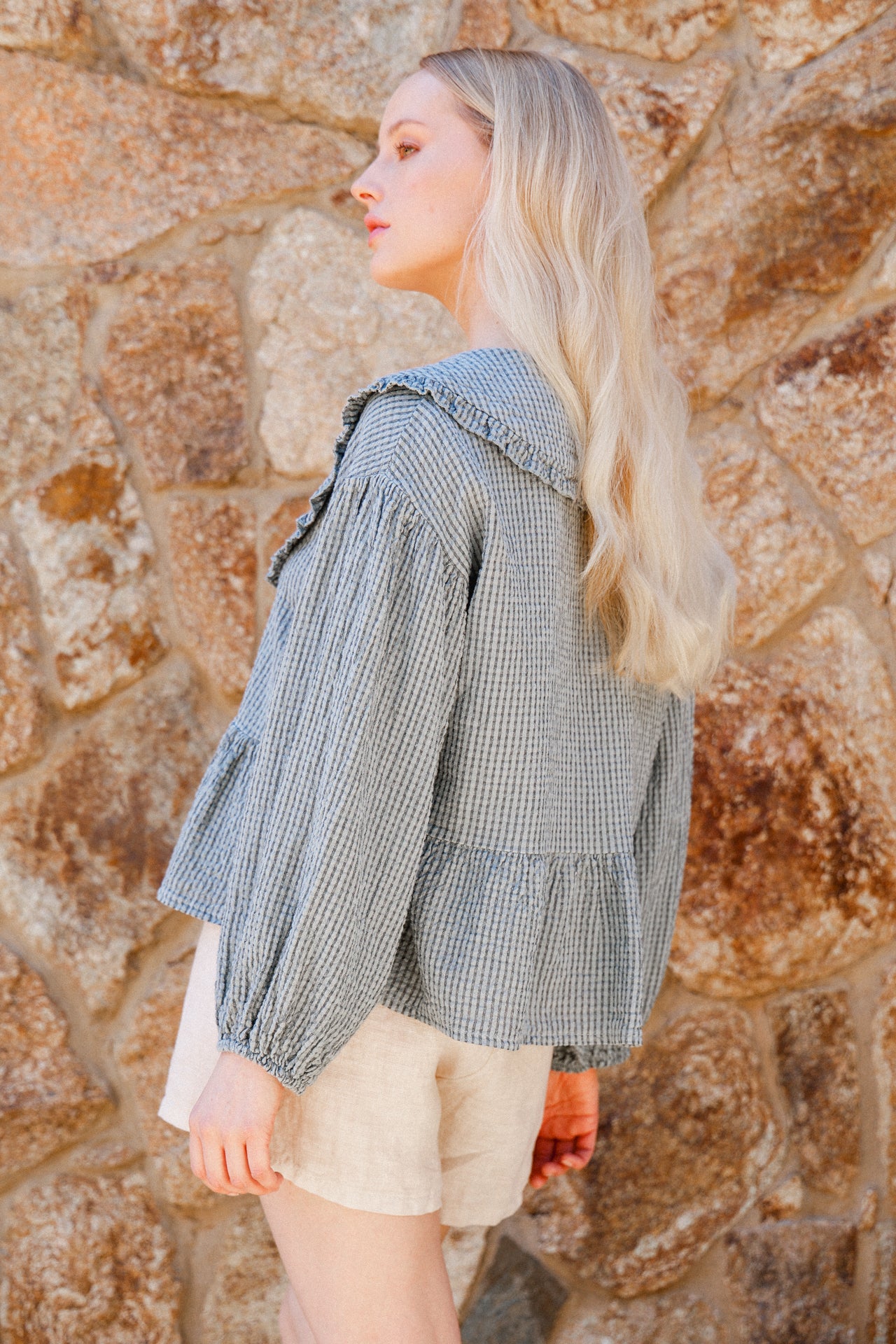 Blusa Florencia Petróleo