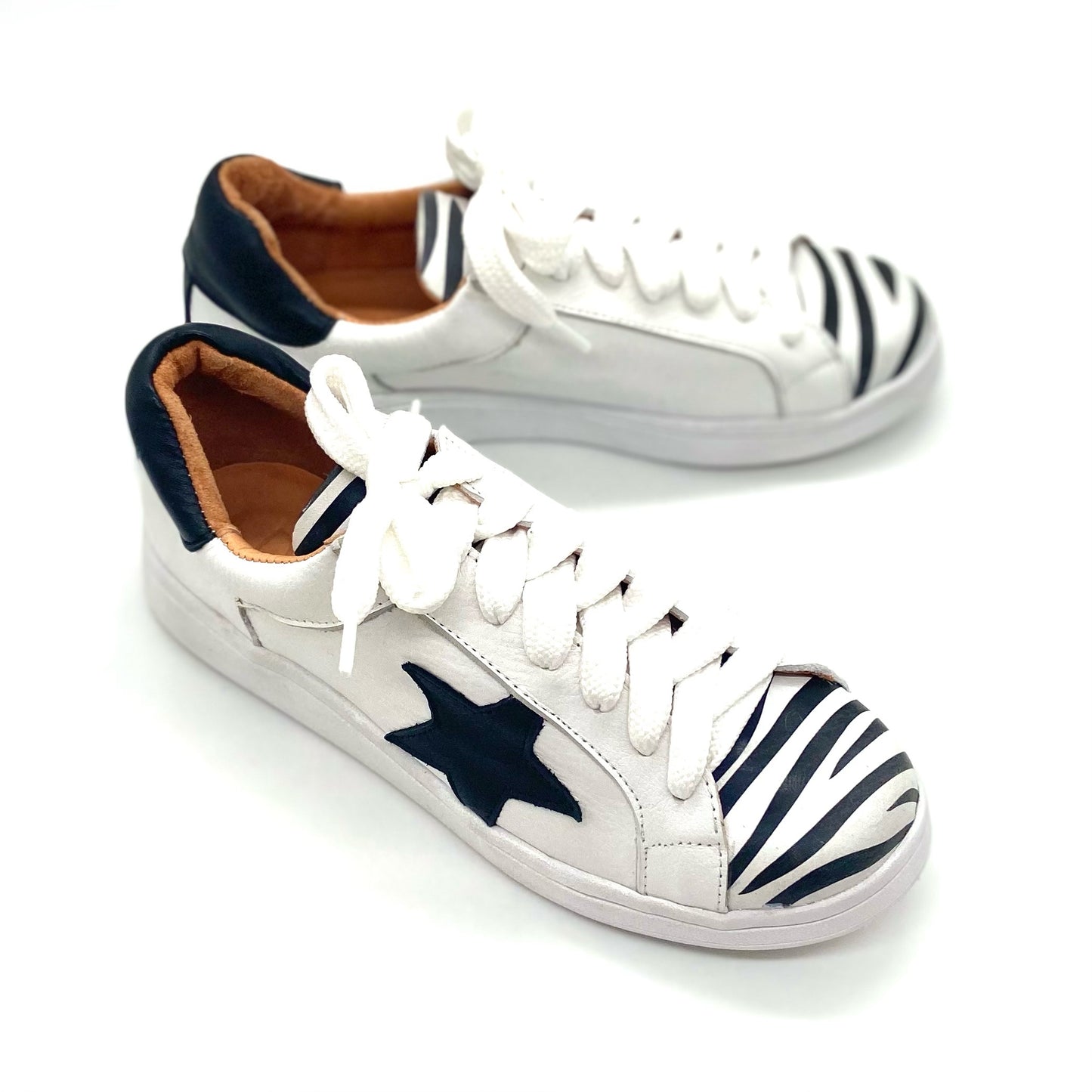 Zapatillas Vicenta Blanca Cebra