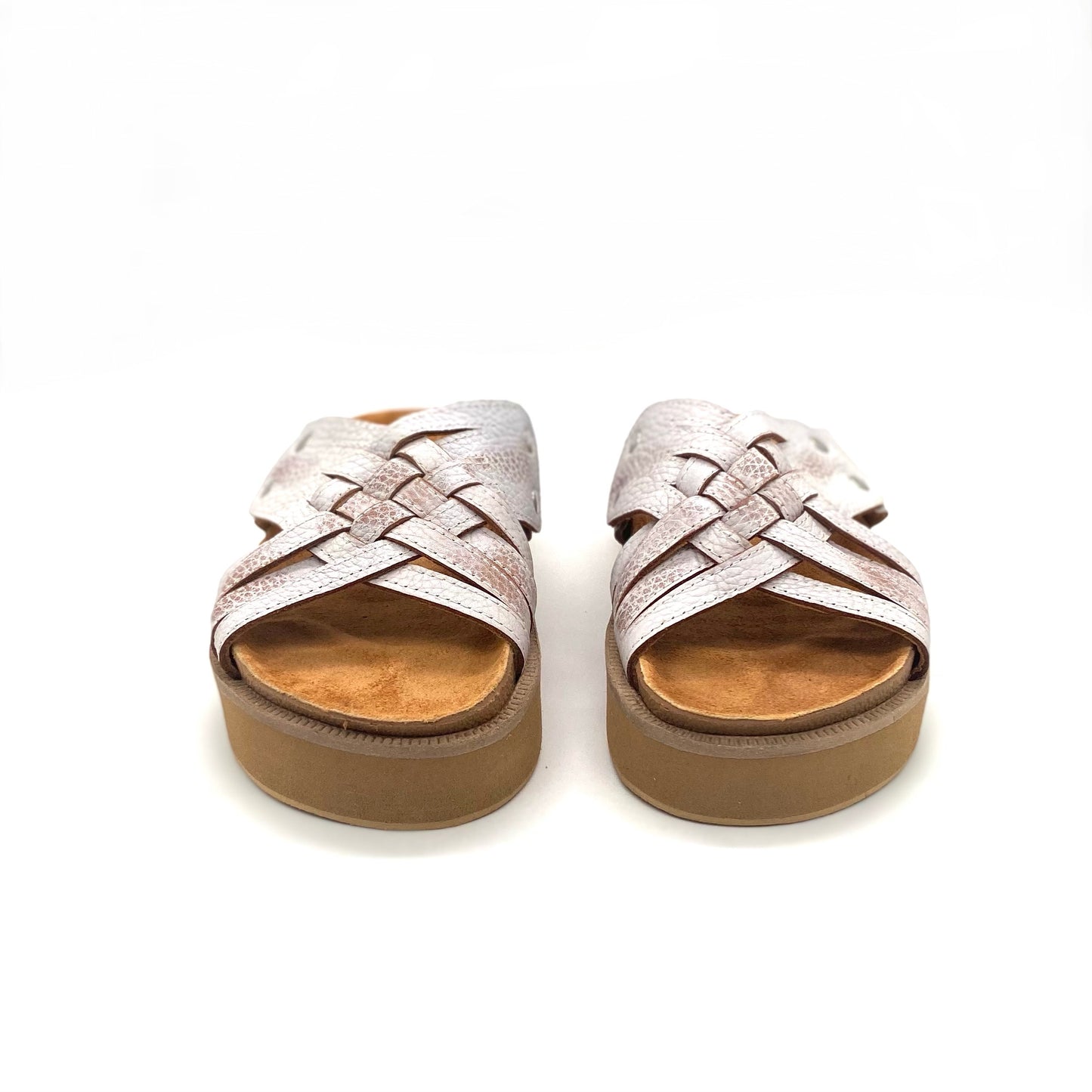 Sandalias Anita Blanco 5 cm.