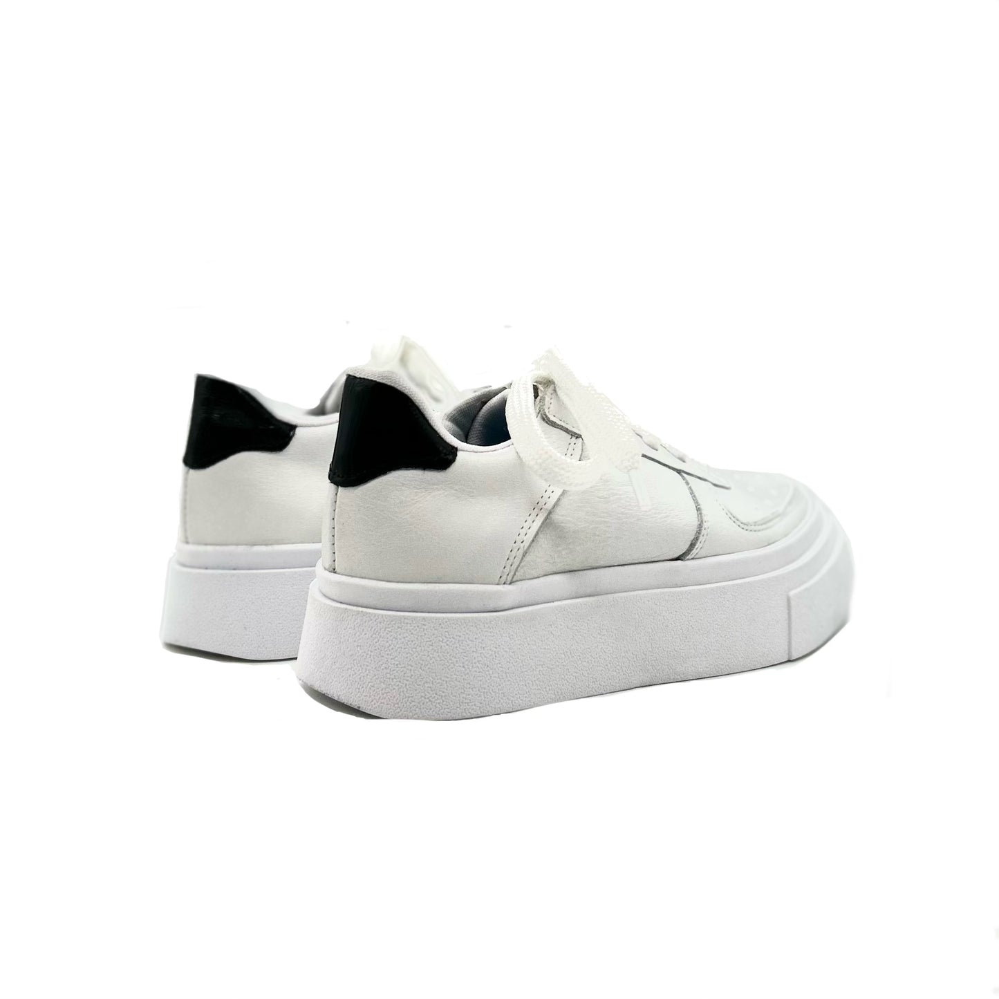 Zapatillas Berna Cuero Blanco