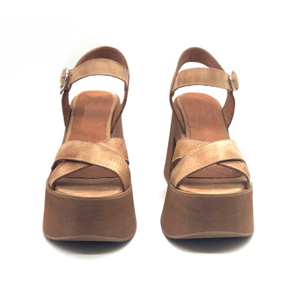 Sandalias Dominga Camel 10,5 cm